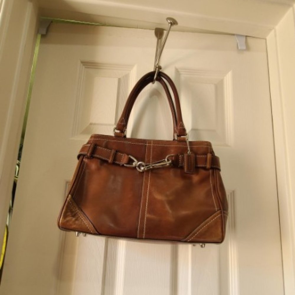 Brown Leather Coach Purse